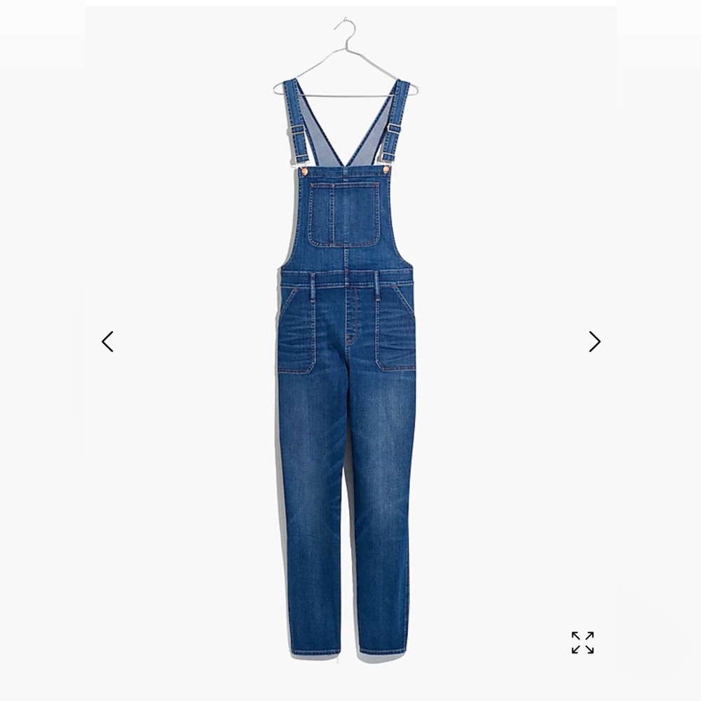 Madewell skinny overalls, size XL TALL